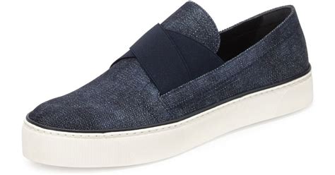 stuart weitzman slip on sneakers